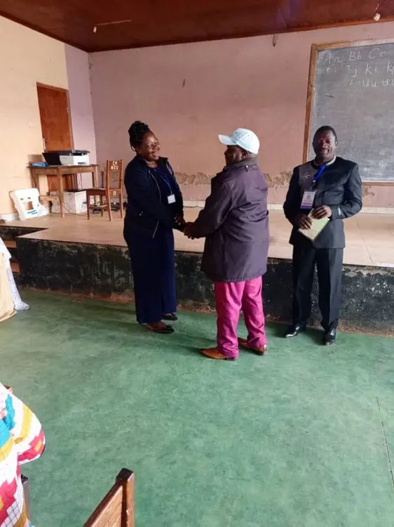 Introducing the PF to th pastor of CMFI by the ICC Chairman