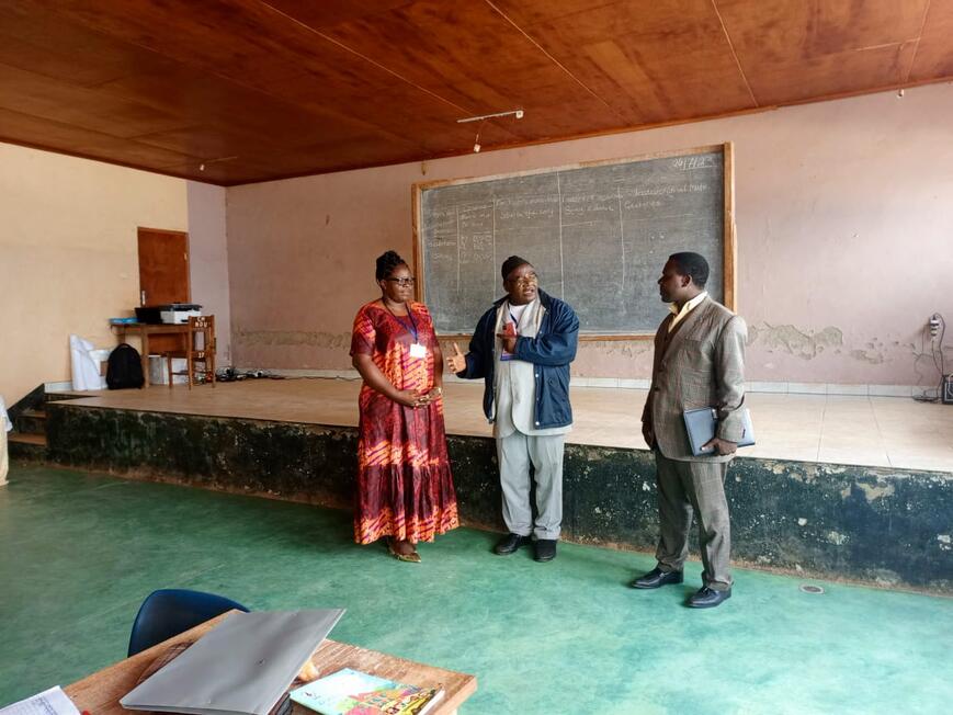 showing the PF to the Ndu field pastor
